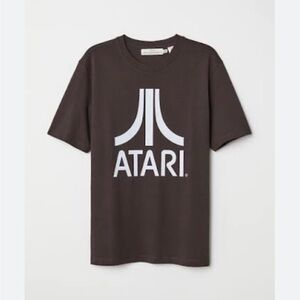 H&M Brown Atari Short Sleeve Tee